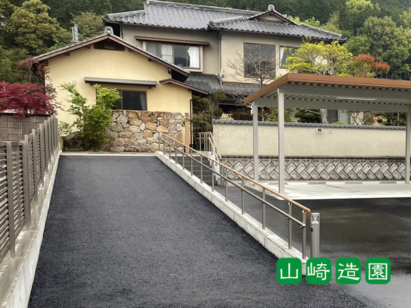 山崎造園(宍粟市) 和風の庭・庭リフォーム・植栽工事・施工例(山崎造園)