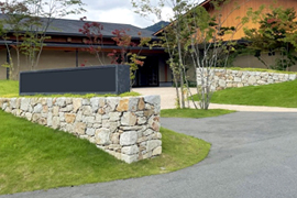 駐車場工事(境界フェンス)